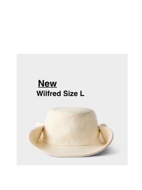 New Aritzia Wilfred Hayloft Hat Size L with tags⭐️⭐️⭐️⭐️